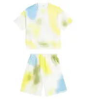 [Il Gufo] Il Gufo Tie-dye cotton T-shirt and shorts set Y 4 multicoloured