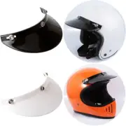 3-Snap Visor Peak Sunshield for Retro Motorcycle Open Face Half Helmet NOS