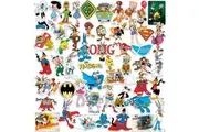 Looney Tunes Deluxe Homage Stickers (Pack of 50) (Multicoloured) (One Size)