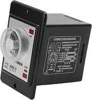 YDuupxe AH2-Y 30S Time Relay Adjustable Delay Timer 0-30S 8 Pin Mini Pointer Time Controller NO NC for Automation Equipment CNC Lathe Machine (24VDC)