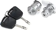 4Pcs Right Drive Side Ignition Switch Door Lock Barrel with 2 Keys Replacement, for Ford, for Falcon, AU BA XR6 XR8 car Door Lock
