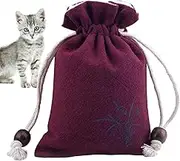 Small Drawstring Pet Ashes Bag ? Lightweight Cremation Cat Pouch Memorial | Compact Dog Ashes Pouch With Drawstring Closure, Keepsake Urn Pilloww For Travel And Display | Fabric Remembrance Holder