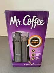 Mr. Coffee Electric Coffee Grinder|Coffee Bean Grinder| Spice Grinder, Black NEW