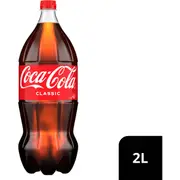 Coca-Cola Classic Soft Drink Bottle 2L