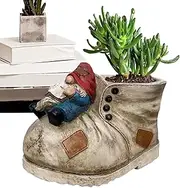 [Generic] planterssssss, Boot Vase, Cowboy Boot Planter Cowboy Boot Vase Succulents Plant Pot Vases Garden Decor Cowboy Boot Boots Planting Container