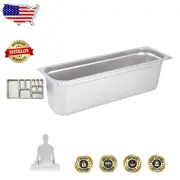 25-Gauge NSF Certified Anti-Jam Steam Table Pan, 6" Deep – 3 Quart Capacity