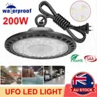 10x 200W UFO LED High Bay Lights Industrial Workshop Warehouse Factory Lamp Shed
