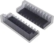 2PCS Game Holder Rack,CD Disks Card Holder Game Card Box,Game CD Case Storage Stand Holder Bracket Game Holder Video Game Organizer for Slim/PRO