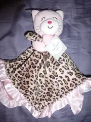 NWT Carter's "Kitty" Security Blanket - Cat Leopard Animal Print