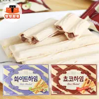 在飛比找蝦皮購物優惠-韓國 CROWN 威化條 142g 威化酥 威化餅 巧克力 
