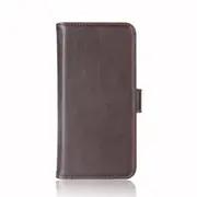 For Xiaomi Mi Note 10 / Note 10 Pro / CC9 Pro Horizontal Flip Genuine Leather Case with Holder & Card Slots & Wallet(Brown)