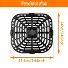 Crisper Plate Rack Tray Solid Compatible Insert Grate Grid Shelf Air Fryer Alibi