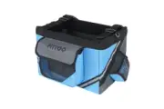 FITTOO 3 In 1 Pet Bike Basket Dog Cat Carrier Front Bicycle Basket Foldable Cycling Bag