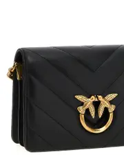 [Pinko] Pinko-Love Click Classic Borse A Tracolla Nero-Donna OS Black