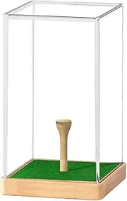 EHJRE Golf Ball Display Case Storage Box Multifunction with Tee Transparent for