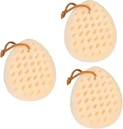 3pcs Sponge Brush Shower Bathing Sponge Back Sponge Bath Brush Bath Scrubber Bath Sponges Bath Loofahs Pouf Bath Pouf Sponge Cleaning Scrubber Exfoliating Bath Sponge Loofah