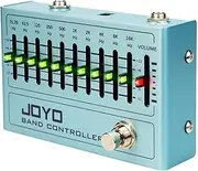 JOYO EQ Pedal 10 Band Equalizer (31.25Hz-16kHz) for Electric Guitar, Bass and Multi-string Guitars (R-12)