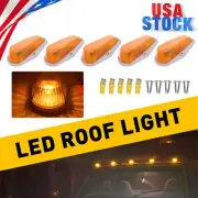 5pcs Yellow Lens Cab Marker Roof Light Amber LED for Ford F Super Duty 73-97 EAH