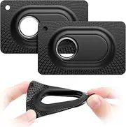 SkyArmor Case for SmartTag2, 2 Pack Wallet Holder [Ultra Thin] for Galaxy Smart Tag2, Soft TPU Card Holder for Purse, Handbag, Backpack Wallet, Clutch (Black)