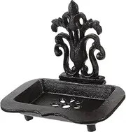 WATIIFUFU Vintage Metal Soap Dish Holder Unique Antique Design for Bathroom Kitchen Durable Soap Holder with Drainage Versatile Use Laundry Public Spaces Decor