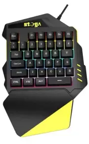 NEW One Handed RGB Gaming Keypad Compatible w Mac/Linux/Win-FREE & FAST SHIP‼️