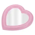 Heart Mirror for Wall Light Pink Vanity Stand Love Makeup Miss