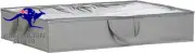 under Bed Fabric Storage Container Bags with Window and Handles - 2-Pack, 77 X 5