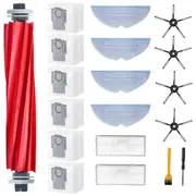 For S7 MaxV Ultra/S7 Pro Ultra/S7 Max Ultra Robot Vacuum Cleaner Main Side Brush Hepa Filter Replacement Parts As Shown
