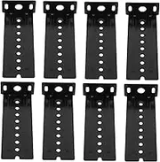 SHINEOFI Keyboard Slide Out Tray Rack Extended Track Connectors Brackets L-shaped Brackets for Smooth Keyboard Movement in Studio