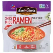 Soup Bwl Spicy Miso Ramen Case of 6 X 5.4 Oz By Annie Chun's