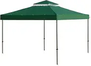 Gazebo Replacement Canopy | Double-Tier Gazebo Roof Cover | Hardtop Roof 10X10Ft Shade for Grill Patio Barbeque Outdoor Backyard Use