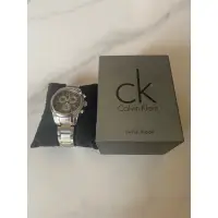 在飛比找蝦皮購物優惠-Calvin Klein 經典三眼計時腕錶 CK男錶女錶