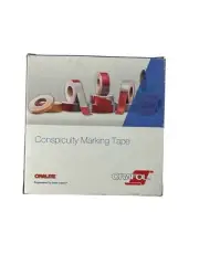 New Oralite 18804 Conspicuity Marking Tape Red/White 2in Wide 30ft Long 53TX85