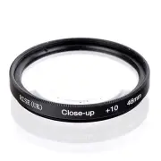 46mm +10 High Definition Close Up Macro Lens Sony Canon Nikon DSLR + FREE Pouch