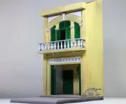 PreSale Saigon house (No.3) Vietnam war 1:35 Pro Built Model (Scratchbuilt)