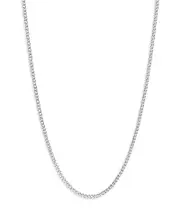 John Hardy Sterling Silver Curb Chain Necklace 2.1mm, 26