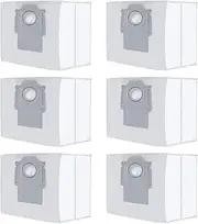 Robotic Vacuum Cleaner Bags,6 Pack 3 L Vacuum Bags for Robot Vacuum Cleaner,Dirt Disposal Bags Compatible with Roborock Roomba S7 MaxV Ultra,S7 Pro Ultra,S8+,S8 Pro Ultra,Q7+,Q5+