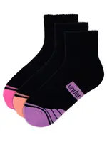 Underworks Kids Sport Quarter Crew 3Pk