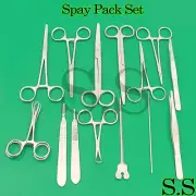 Spay Pack Set Surgical Veterinary instruments Economy DS-1049