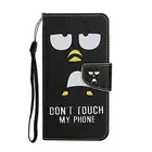 Penguin Flip Wallet Phone Case For iPhone 11 12 13 Pro Max XR XS 6 7 8 Plus SE