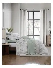 [Private Collection] Liyana Quilt Cover Set in White