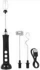 Electric Milk Frother Handheld Whisk Mixer Stirrer Coffee Egg USB Rechargeable