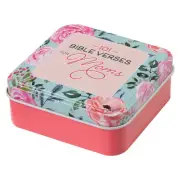 101 Bible Verses for Moms, Coral Pink Scripture Cards, 51 Double Sided Cards