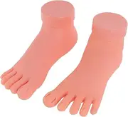 CANIGHT Manicure Mold Set Nail Art Practice Model Foot Training Tool Real Skin Feel Lightweight