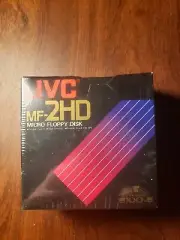 JVC Micro Floppy Disk 3.5" Diskette MF-2HD Factory Sealed Box of 10 Vintage