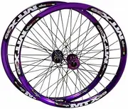 26 27.5 29inch Mountain Bike Wheelset 360 Clicks Quick Release Front Rear Wheels Aluminium Alloy Rims Outer Width 39mm Disc Brake Hub 7-8-9-10-11-12 Speed