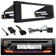 JVC KD-T92MBS Bluetooth CD Radio Receiver, Harley Handlebar Control, Install Kit