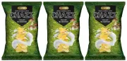 3 CHAZZ CREAMY MUSHROOMS Flavor Hand Cooked Potato Chips Bags 90g 3.1oz