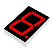 LED Display Digital Tube LED Segment Common Anode 1 Bit 7 DIY 1.8" Red 10 Pin