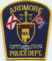 ARDMORE ALABAMA AL TENNESSEE TN POLICE PATCH